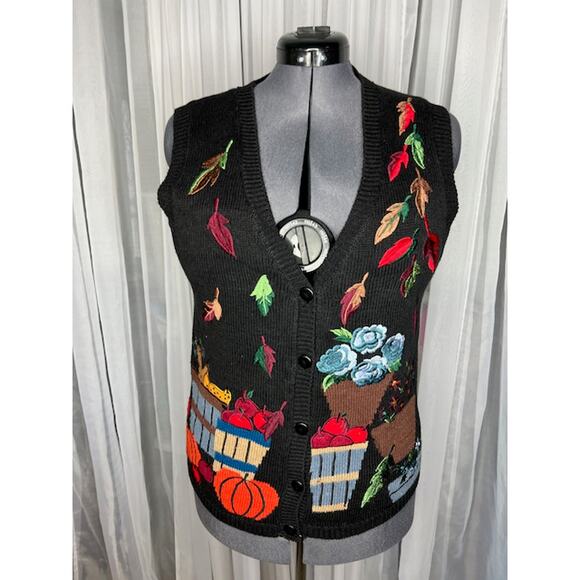 sweater vest fall harvest pattern - Picture 1 of 9